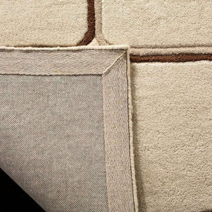 Premium Haze Handmade Tufted Wool Carpet - Corner
