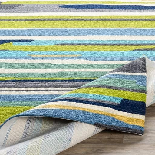 Whiff Spire Handmade Tufted Wool Carpet - Corner