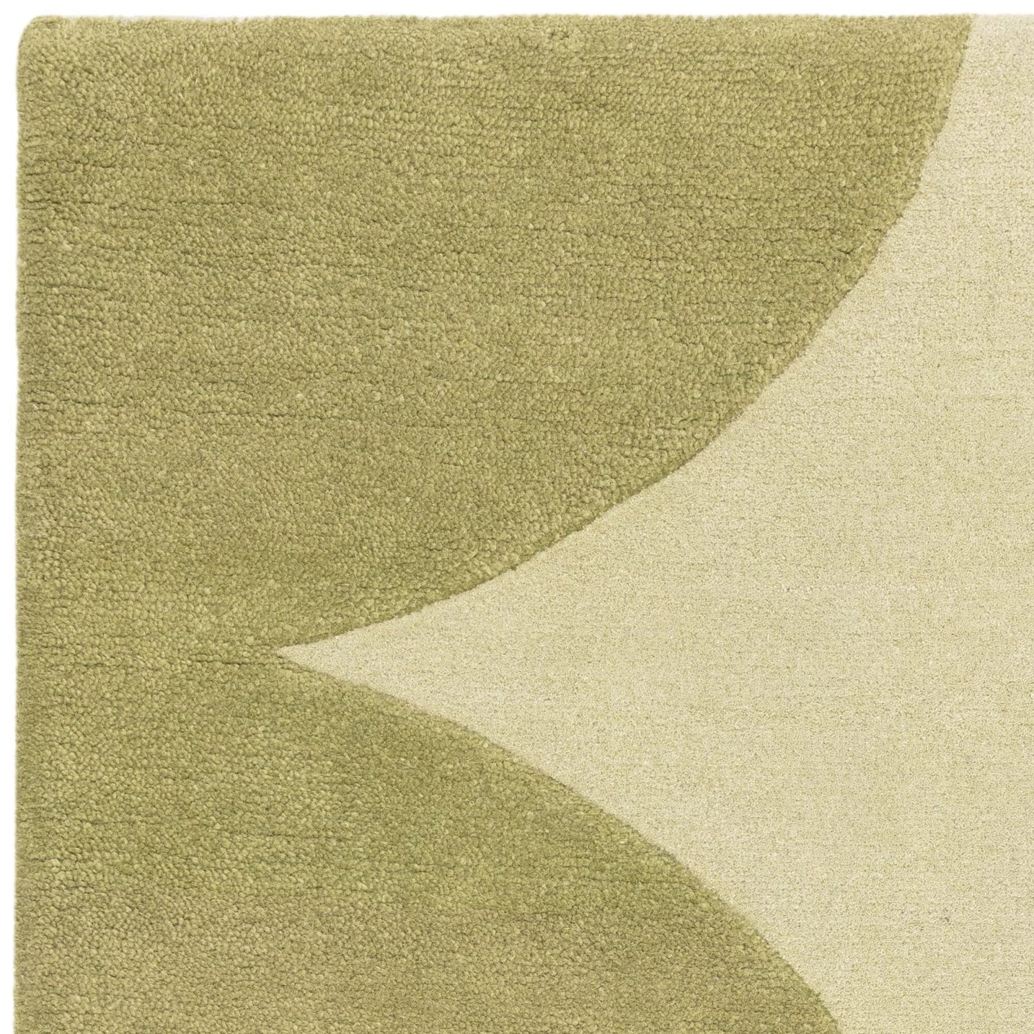 Hyryder Star Handmade Tufted Wool Carpet - Corner