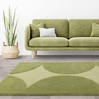 Hyryder Star Handmade Tufted Wool Carpet - Floorshot