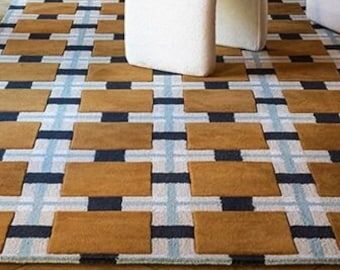 Cozy Snow Handmade Tufted Wool Carpet - CloseUp