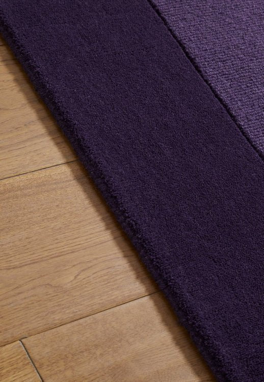 Hillteck Soloop Handmade Tufted Wool Carpet - Corner