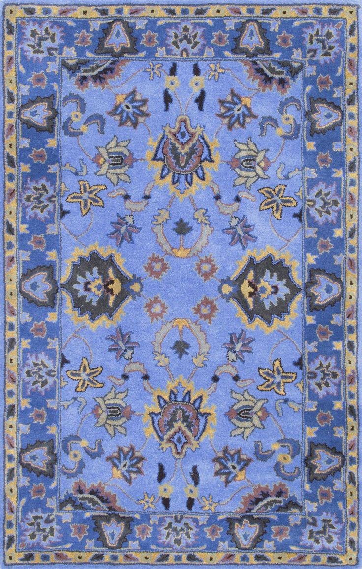 Sapphire Bluff Handmade Tufted Wool Carpet - Headshot