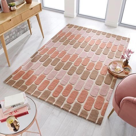 Edge Stroke Handmade Tufted Wool Carpet - Floorshot