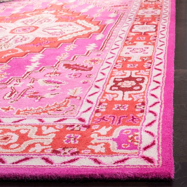 Classic Blend Handmade Tufted Wool Carpet - Corner