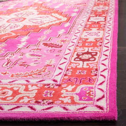 Classic Blend Handmade Tufted Wool Carpet - Corner