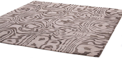 Damascus Beige Handmade Tufted Wool Carpet - Floorshot