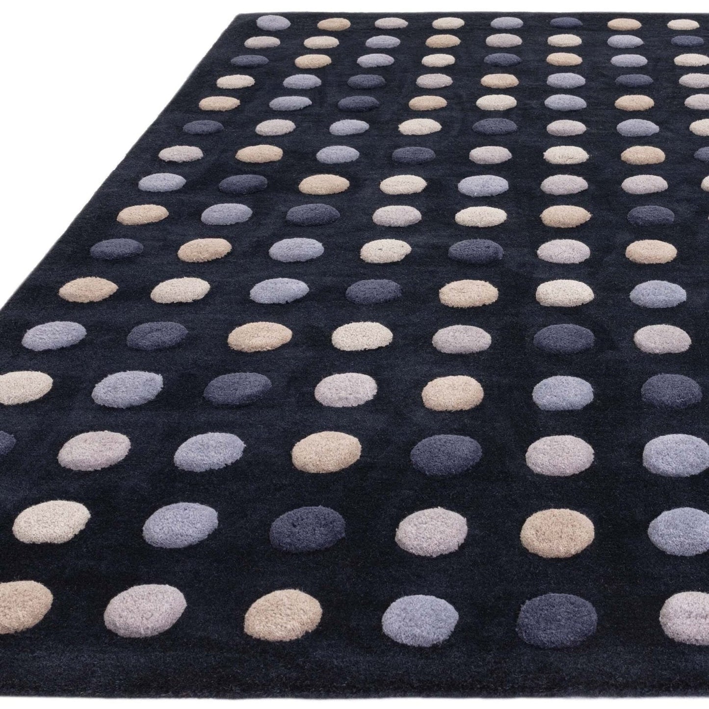 Atlantic Dotted Handmade Tufted Wool Carpet - Floorshot