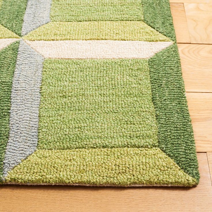 Caramel Nestle Handmade Tufted Wool Carpet - Corner