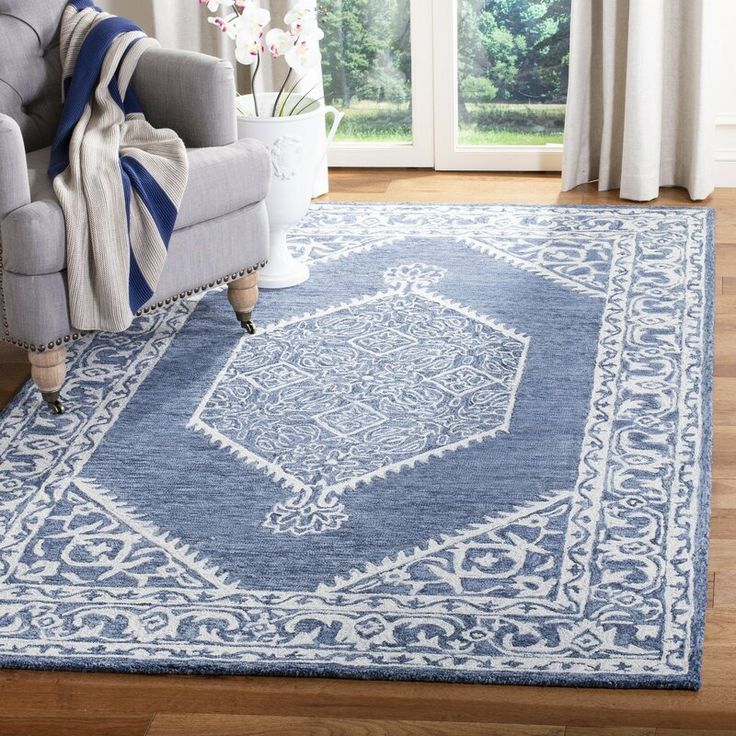 Cool Ember Handmade Tufted Wool Carpet - Floorshot