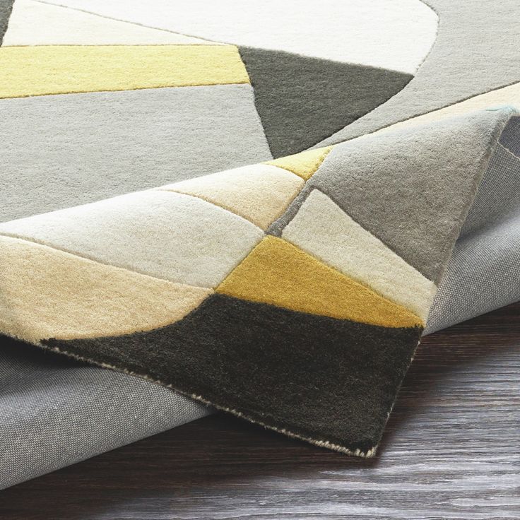 Willow Trail Handmade Tufted Wool Carpet - Corner