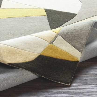 Willow Trail Handmade Tufted Wool Carpet - Corner