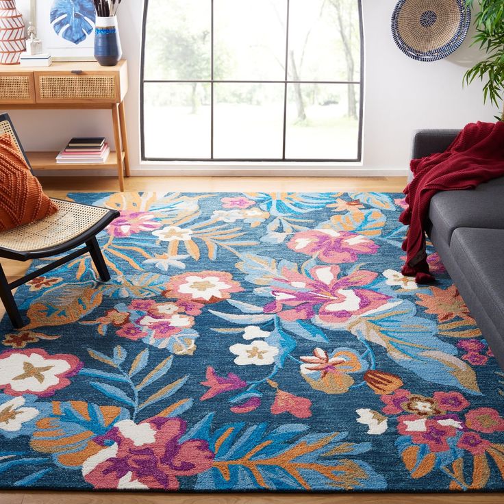 Momeni Formed Handmade Tufted Wool Carpet - Floorshot