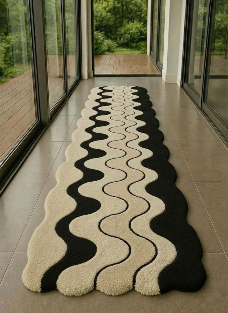 Treasure Hunt Handmade Tufted Runner Wool Carpet