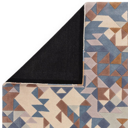 Asiatic Enigma Handmade Tufted Wool Carpet - Corner
