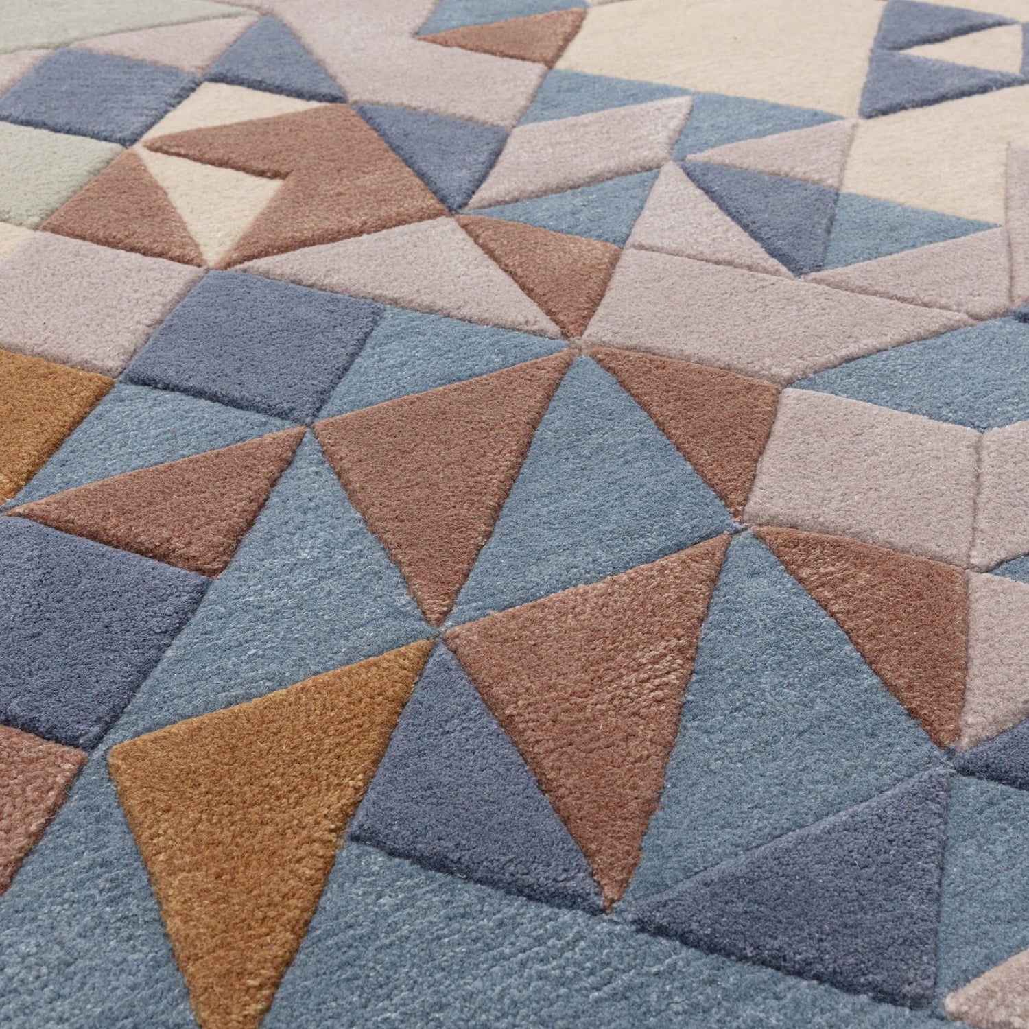 Asiatic Enigma Handmade Tufted Wool Carpet - CloseUp