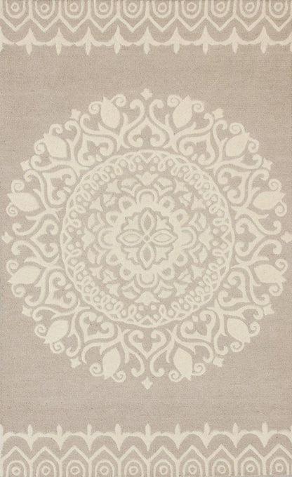 Vintage Fold Handmade Tufted Wool Carpet - Headshot