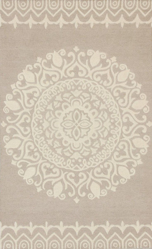 Vintage Fold Handmade Tufted Wool Carpet - Headshot