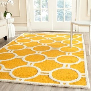 Blush Drop Handmade Tufted Wool Carpet - Floorshot