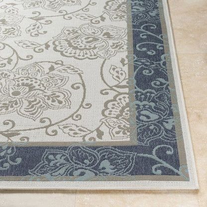 Dawn Zephyr Handmade Tufted Wool Carpet - Corner