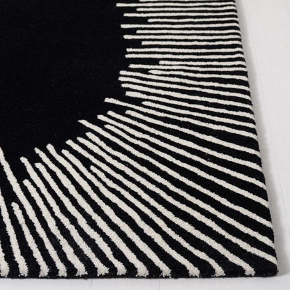 Ray Glance Handmade Tufted Wool Carpet - Corner