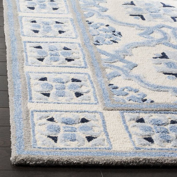 Valley Spot Handmade Tufted Wool Carpet - Corner