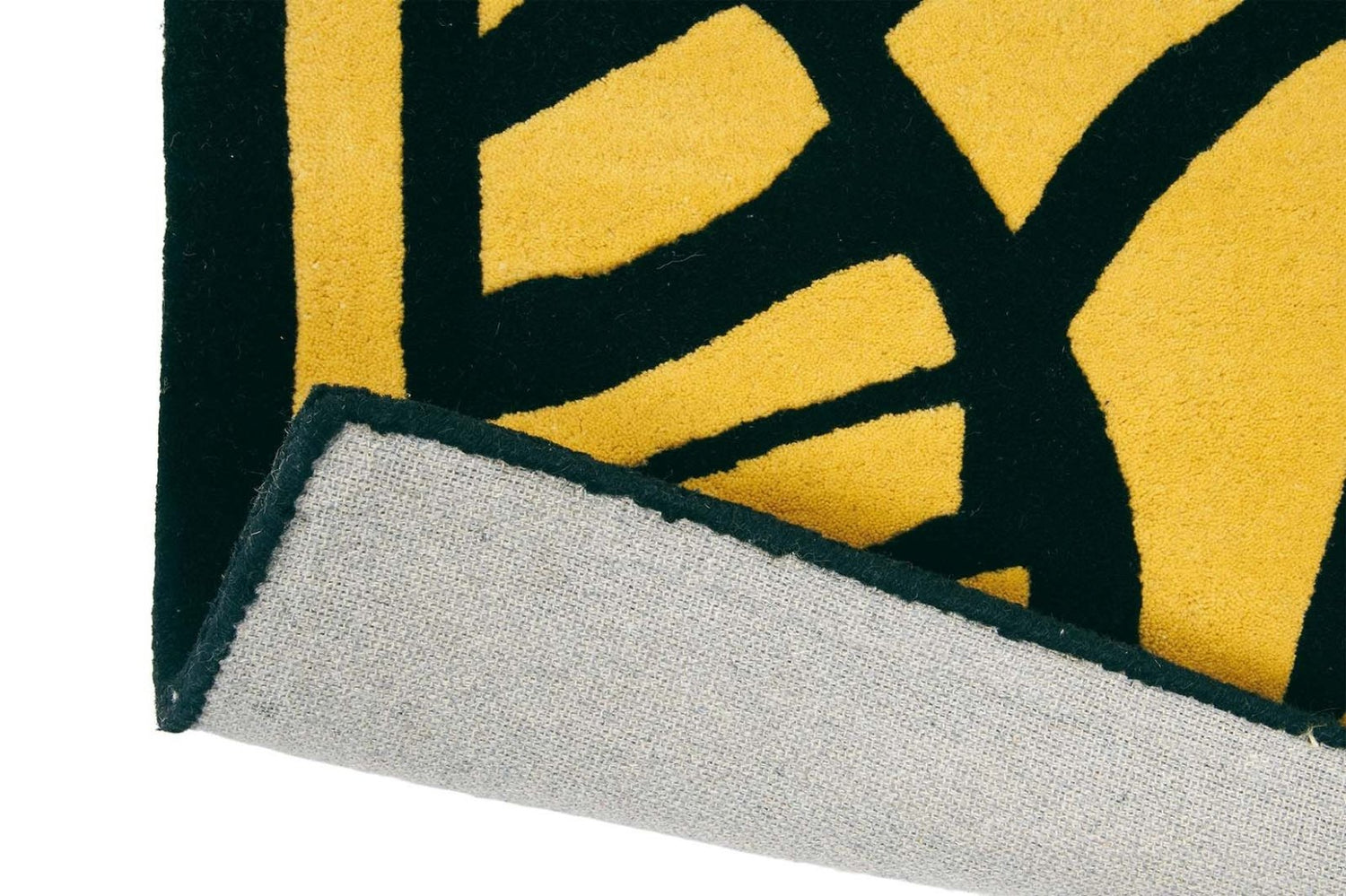 Lustrous Foggic Handmade Tufted Wool Carpet - Corner