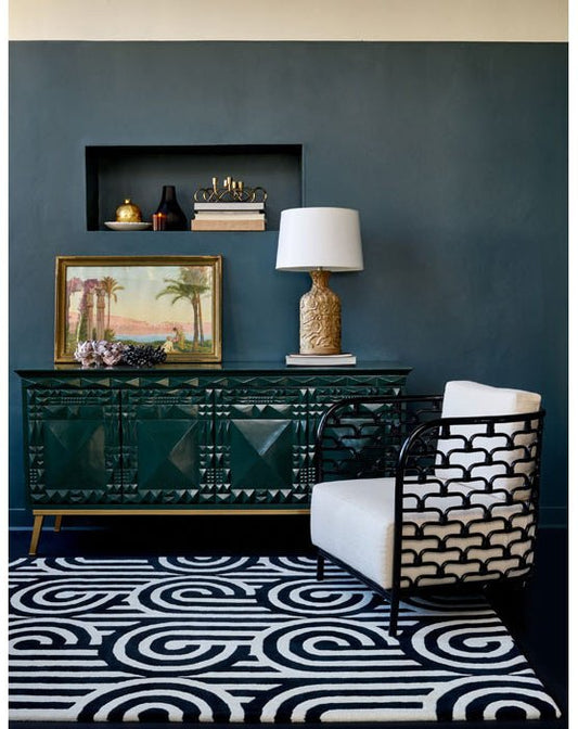 Dewy Charm Handmade Tufted Wool Carpet - Floorshot