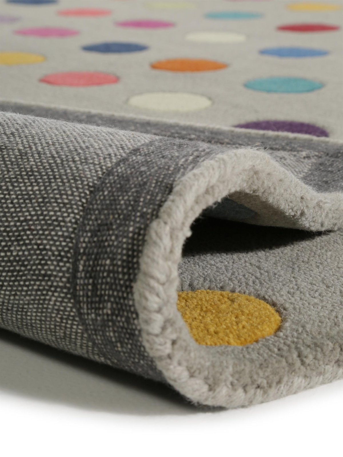 Forest Blink Handmade Tufted Wool Carpet - CloseUp