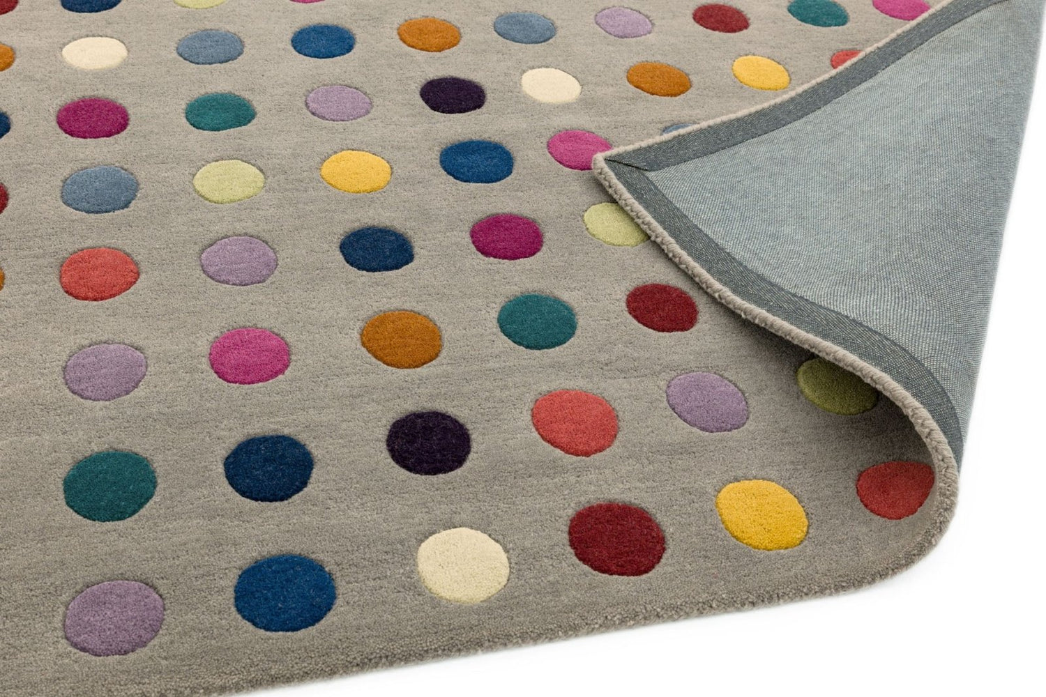 Forest Blink Handmade Tufted Wool Carpet - Corner