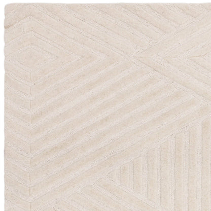 Aqua Rise Handmade Tufted Wool Carpet - CloseUp