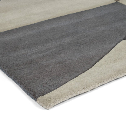 Stone Raymond Handmade Tufted Wool Carpet - Corner