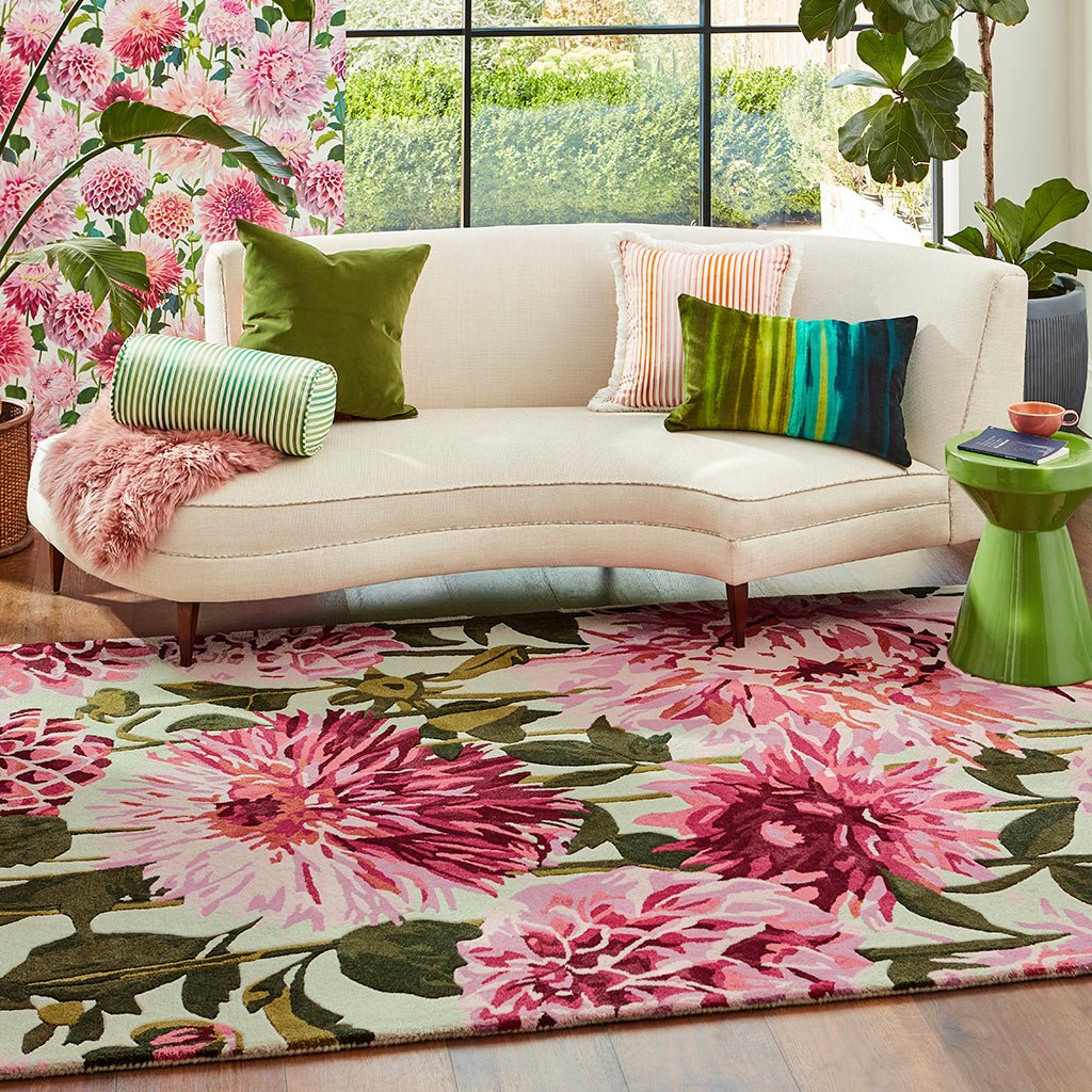 Dahlia Rupus Handmade Tufted Wool Carpet - Floorshot