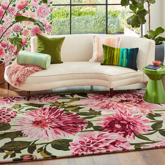 Dahlia Rupus Handmade Tufted Wool Carpet - Floorshot