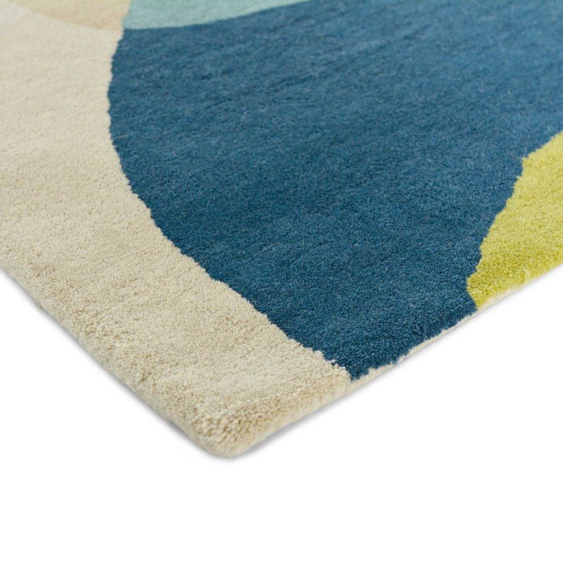 Vaninilla Arora Handmade Tufted Wool Carpet - Corner