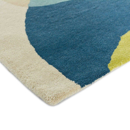 Vaninilla Arora Handmade Tufted Wool Carpet - Corner