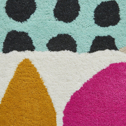 Inaluxe Neuro Handmade Tufted Wool Carpet - CloseUp