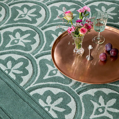 Rise & Fall Handmade Tufted Wool Carpet - CloseUp