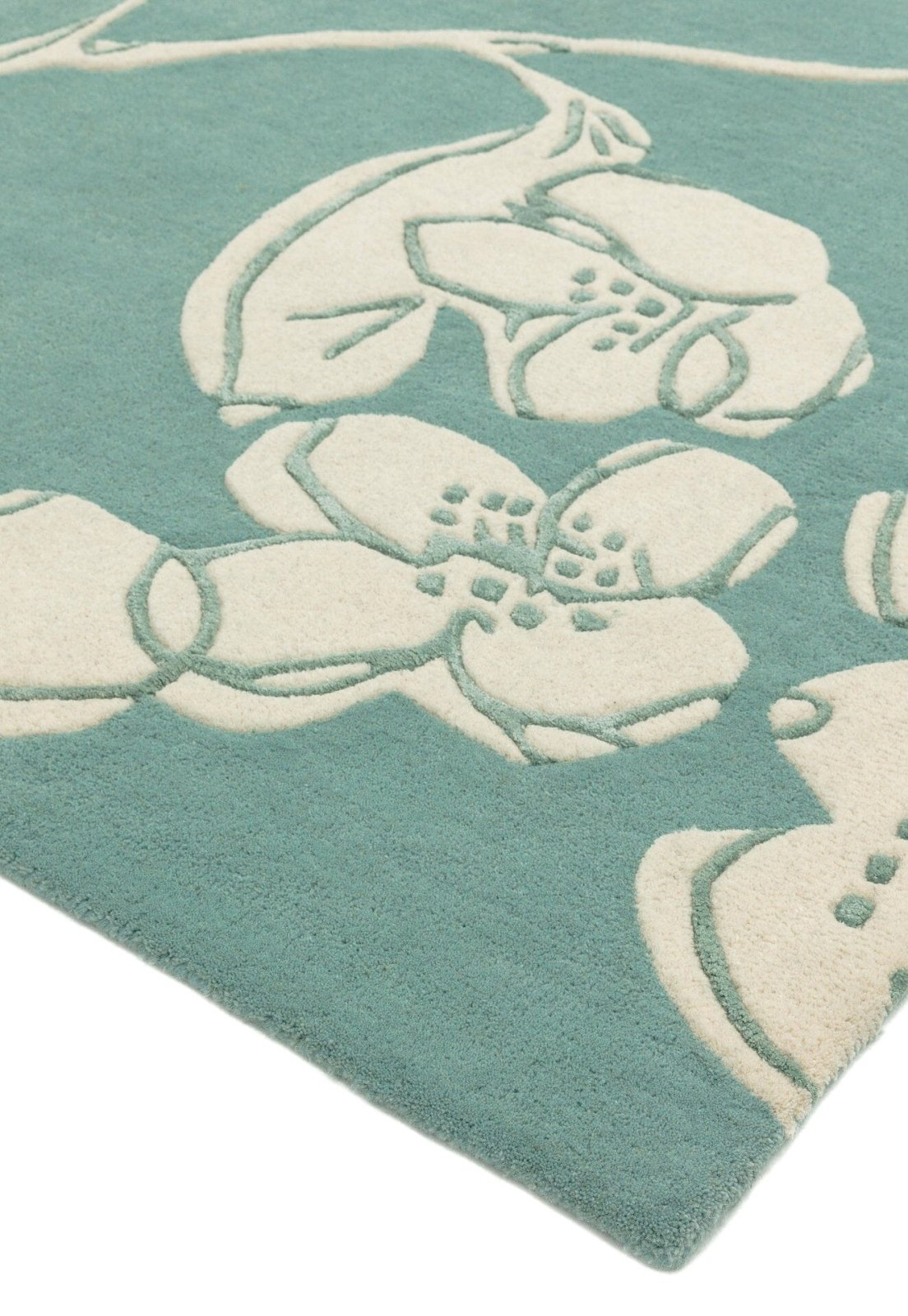 Armani Devore Handmade Tufted Wool Carpet - Corner