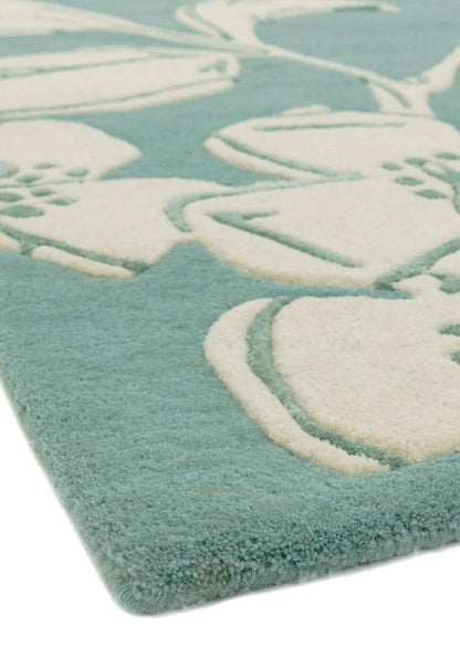 Armani Devore Handmade Tufted Wool Carpet - Corner