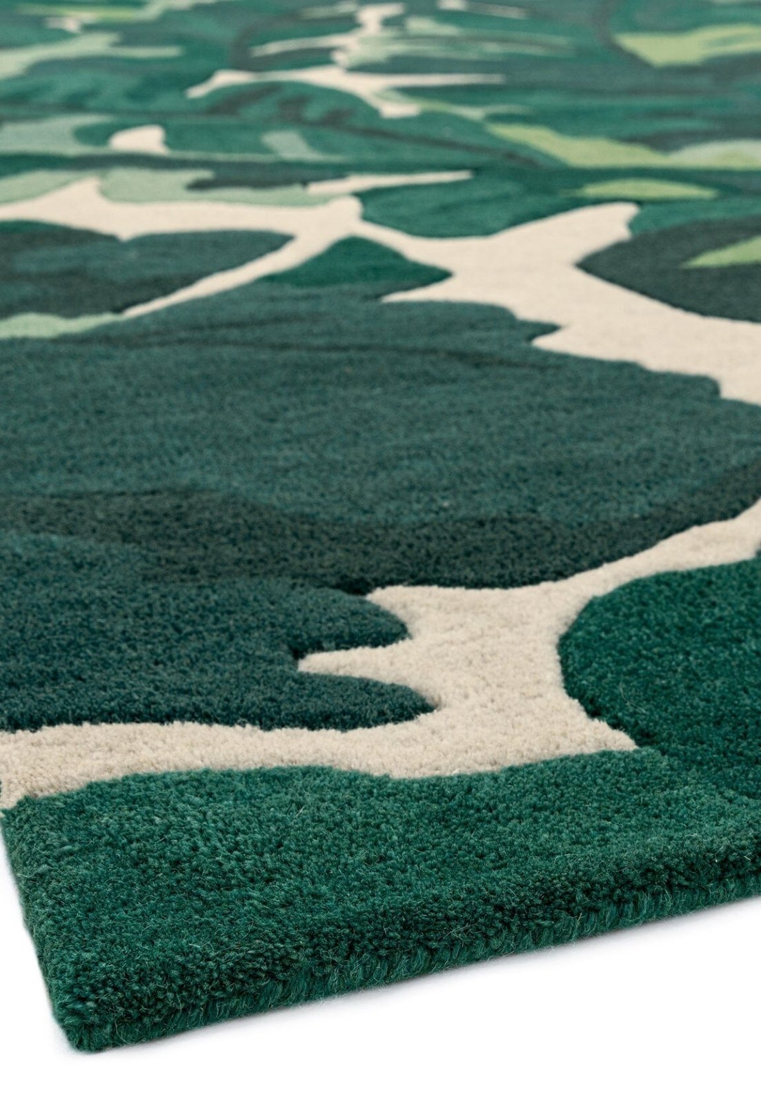 Urbano Matrix Handmade Tufted Wool Carpet - Corner