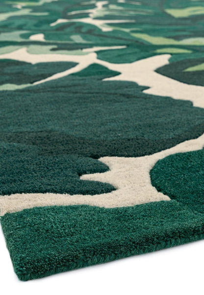 Urbano Matrix Handmade Tufted Wool Carpet - Corner