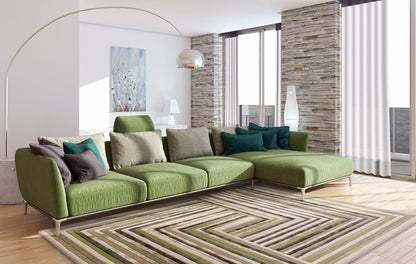 Nutmeg Vault Handmade Tufted Wool Carpet - Floorshot