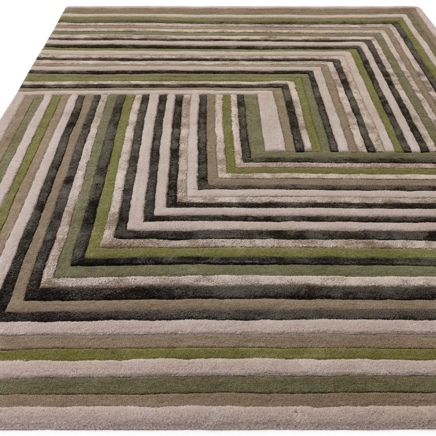 Nutmeg Vault Handmade Tufted Wool Carpet - Floorshot