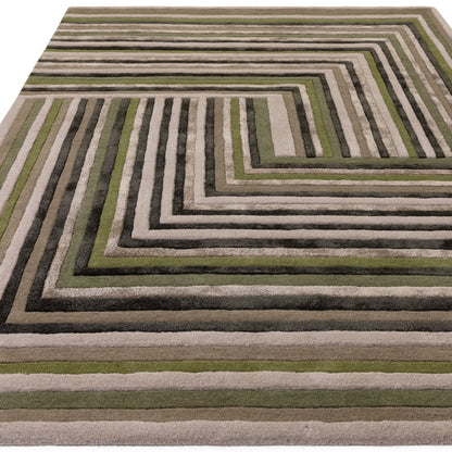 Nutmeg Vault Handmade Tufted Wool Carpet - Floorshot