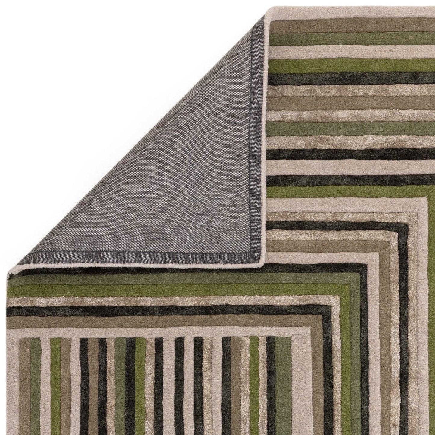Nutmeg Vault Handmade Tufted Wool Carpet - Corner