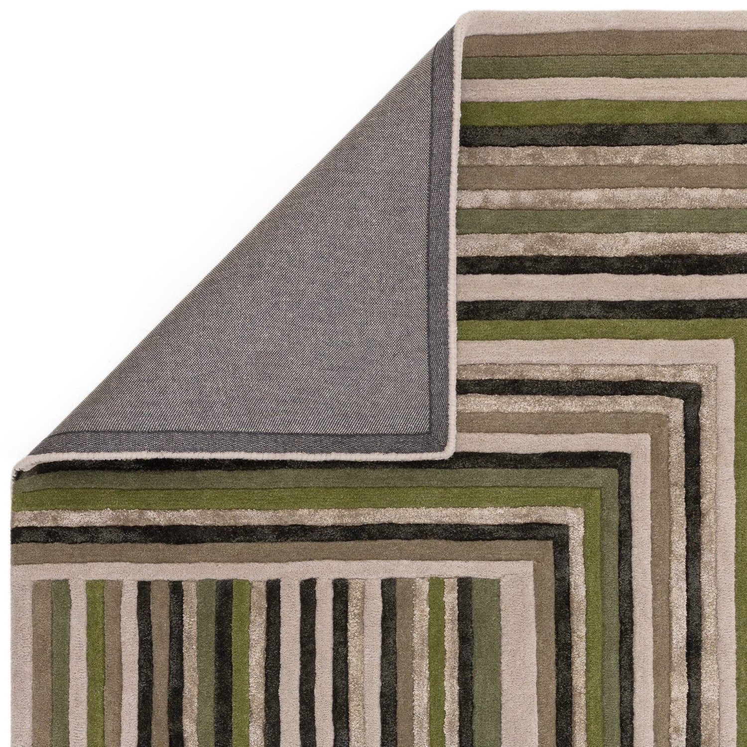 Nutmeg Vault Handmade Tufted Wool Carpet - Corner