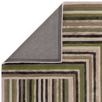 Nutmeg Vault Handmade Tufted Wool Carpet - Corner