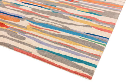 Allen Calvan Handmade Tufted Wool Carpet - Corner