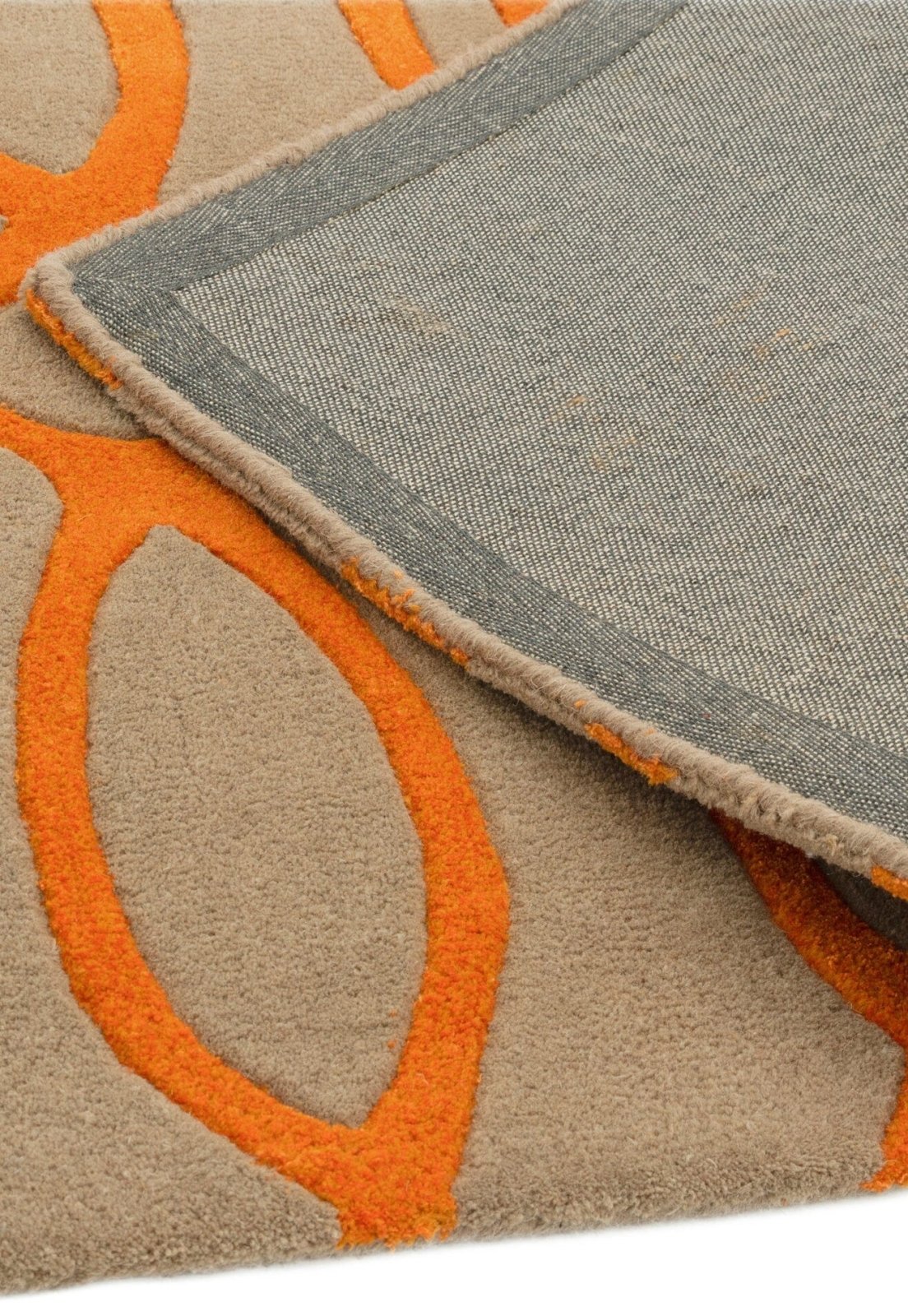 Matrix Wire Handmade Tufted Wool Carpet - Corner